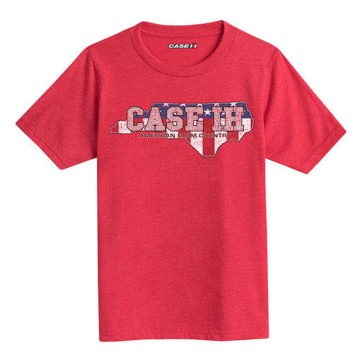 Case Ih Country Patriotic Nc Kids Short Sleeve Tee