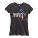 Case Ih Country Patriotic Ny Ladies Short Sleeve Classic Fit Tee
