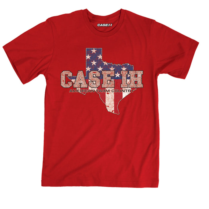 Case IH Country Patriotic TX Men's Short Sleeve T-Shirt
