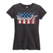 Case Ih Country Patriotic Nd Ladies Short Sleeve Classic Fit Tee