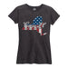 Case Ih Country Patriotic Ny Ladies Short Sleeve Classic Fit Tee