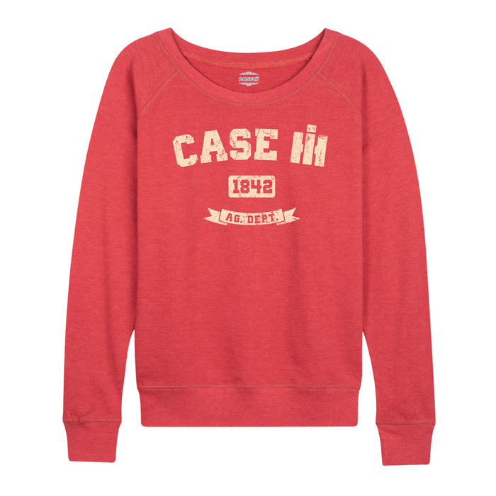 Case IH 1842 Womens French Terry Pullover
