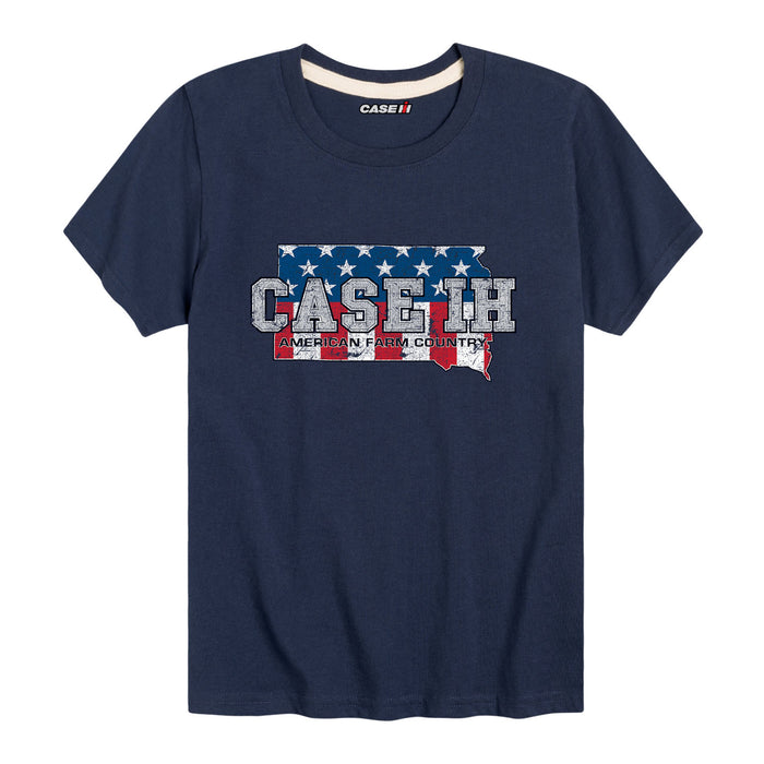 Case IH Country Patriotic Youth Short Sleeve Tee