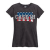 Case Ih Country Patriotic - Sd Ladies Short Sleeve Classic Fit Tee