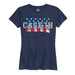 Case Ih Country Patriotic - Sd Ladies Short Sleeve Classic Fit Tee