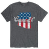 Case IH Country Patriotic Az Mens Short Sleeve Tee