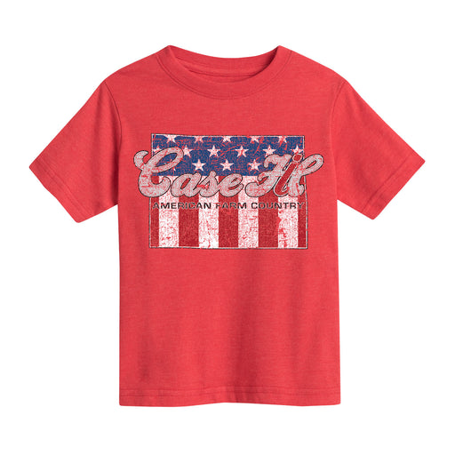 Case Ih Country Patriotic Co Kids Short Sleeve Tee