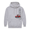 Case IH Steiger QuadTrac Left Chest Men's Pullover Hoodie