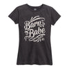 Barn Babe Case Ih Ladies Short Sleeve Classic Fit Tee