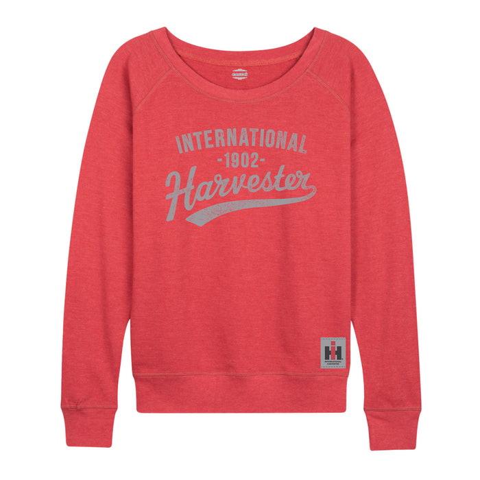International Harvester Est 1902 Womens French Terry Pullover