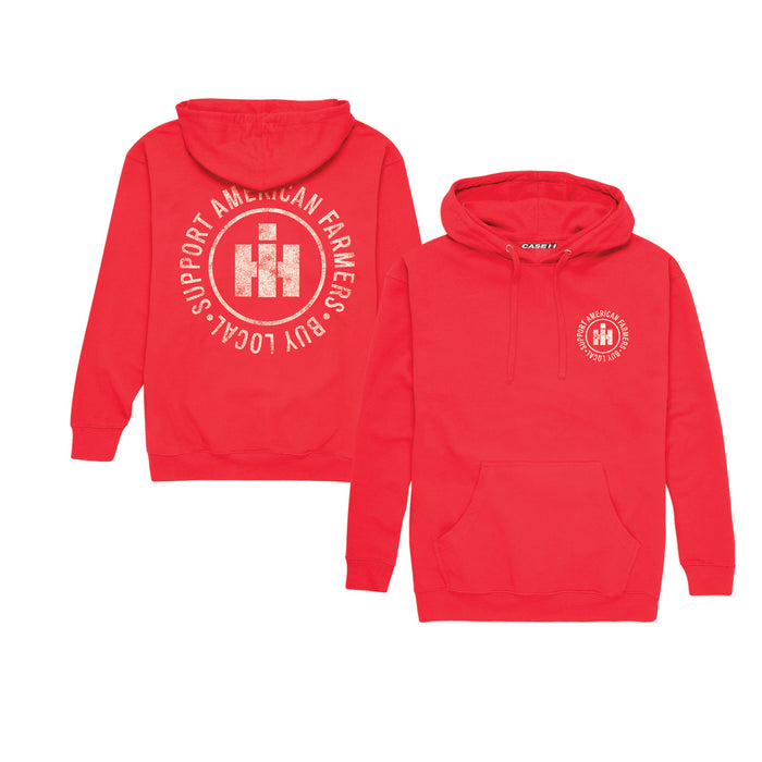 Support Your Local Farmers Logo Men's Pullover Hoodie