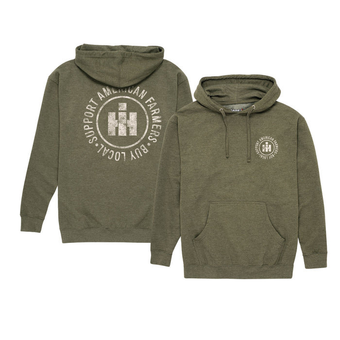 Support Your Local Farmers Logo Men's Pullover Hoodie