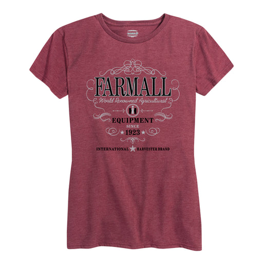 Farmall Equipment Ladies Short Sleeve Classic Fit Tee