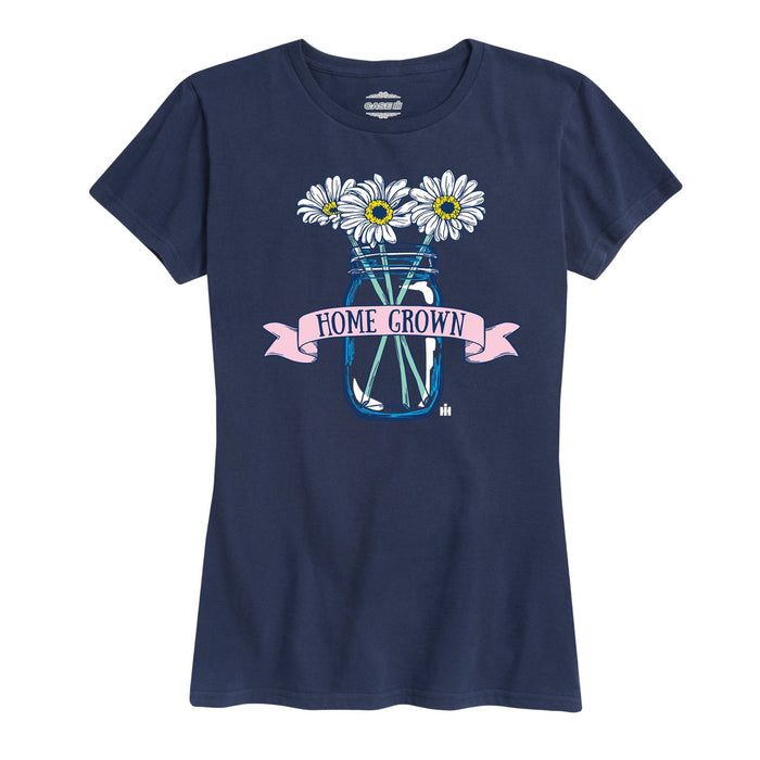 International Harvester™ - Home Grown Mason Jar Flowers - Womens's Short Sleeve T-Shirt