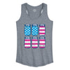 Mason Jar Flag Womens Racerback Tank