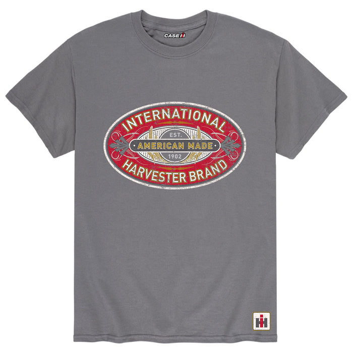 Classic International Harvester Oval-Adult V2 Men's Short Sleeve T-Shirt
