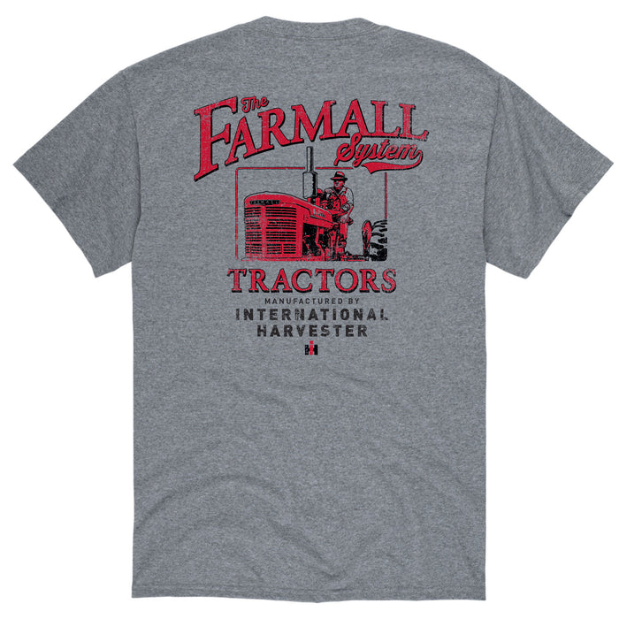 Farmall Brand Tractors Mens V1 2 Color Mens Short Sleeve Tee