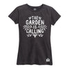 The Garden Is Calling Ladies Short Sleeve Classic Fit Tee