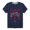 Square Harvester Wline Tractor Youth Short Sleeve Tee