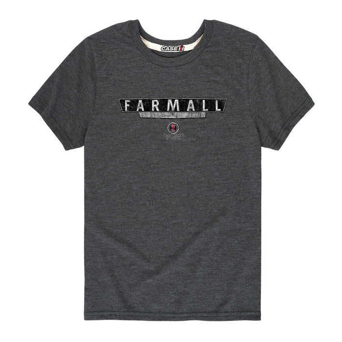 D10659 Farmall Grill Distressed Youth Short Sleeve Tee