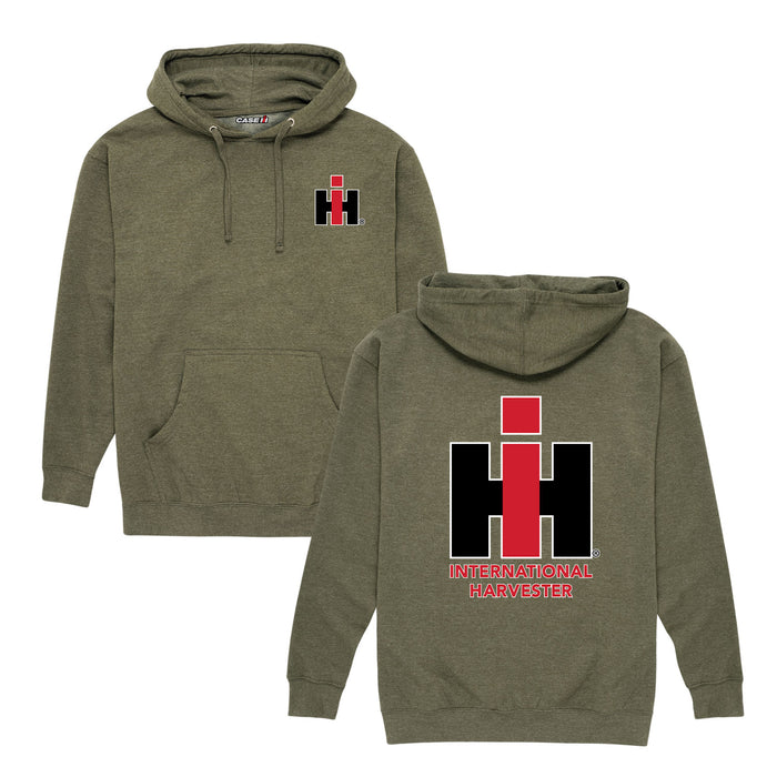 D11207 IH Front and Back Men's Pullover Hoodie