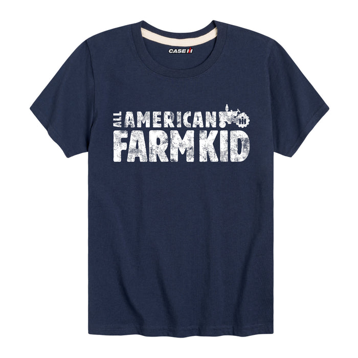 All American Farm Kid Toddler Short Sleeve Tee