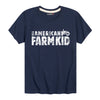 All American Farm Kid Toddler Short Sleeve Tee