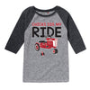 Chicks Dig My Ride Kids Raglan