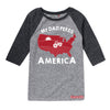 My Dad Feeds America Case IH Kids Raglan