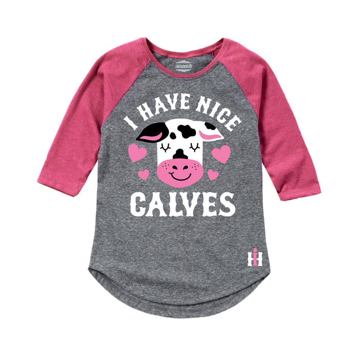 Nice Calves IH Multi Hit Kids Shirt Tail Raglan