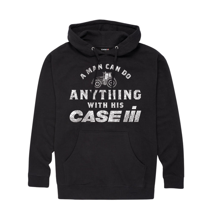 Case IH - A Man Can Do Anything - Men's Pullover Hood