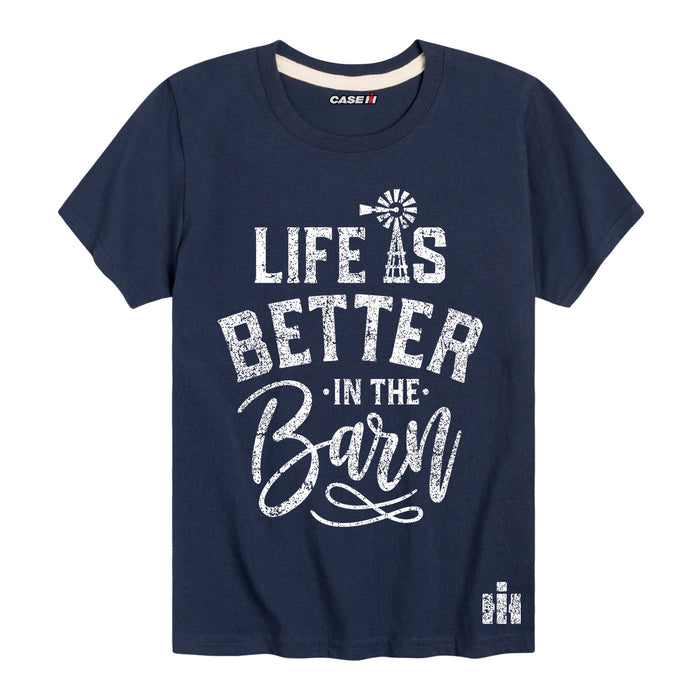 Life Is Better In The Barn IHYouth Short Sleeve Tee