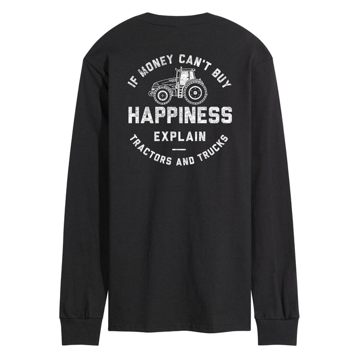 If Money Cant Buy Happiness Men's Long Sleeve T-Shirt