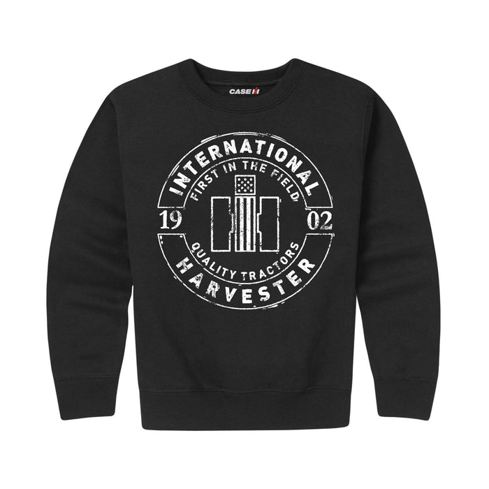 International Harvester™ First In The Field Stamp - Youth Crewneck Fleece