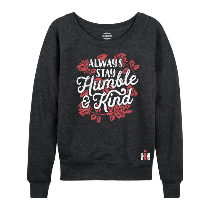 Always Stay Humble And Kind Ladies Short Sleeve Classic Fit Tee