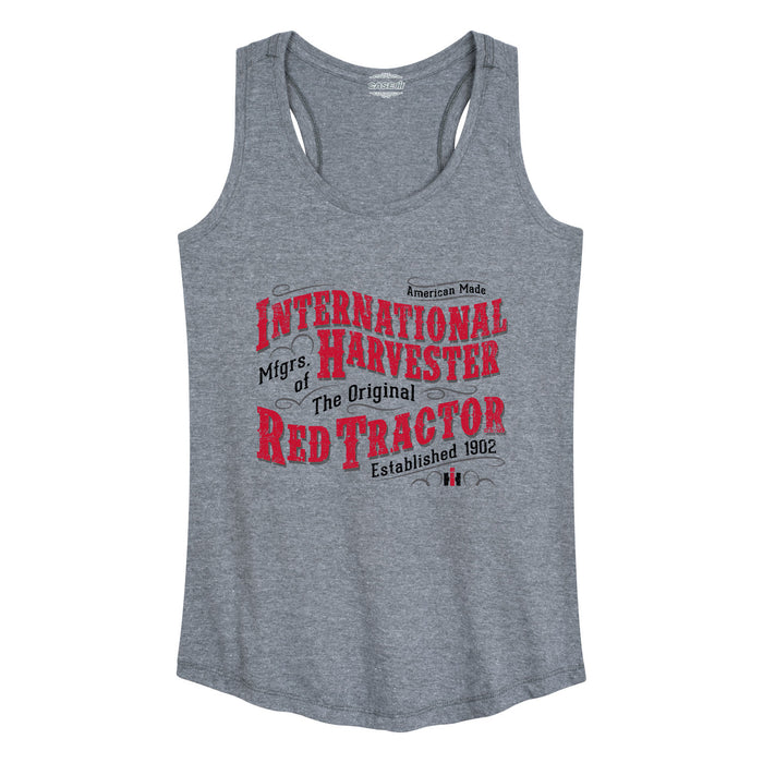 IH Red Tractor Womens Racerback Tank