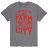 Id Rather Be Lost On The Farm Men's Short Sleeve T-Shirt