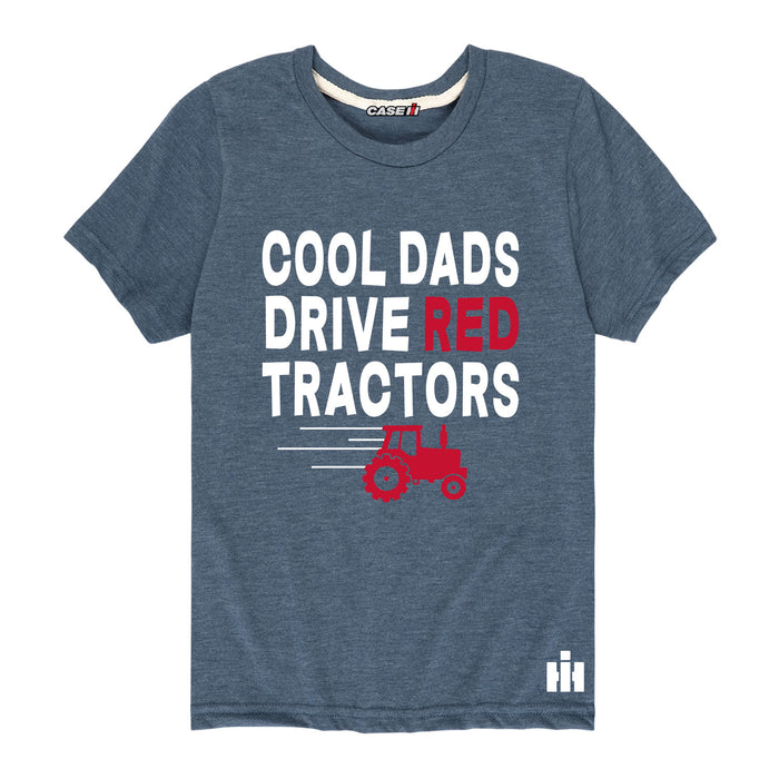 Cool Dads Drive Tractors International Harvester Youth Short Sleeve T-Shirt