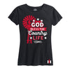 God bless the Country Life International Harvester™ - Women's Short Sleeve T-Shirt