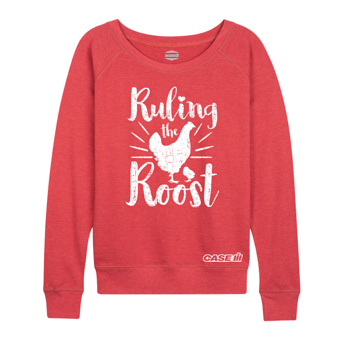 Ruling The Roost Womens French Terry Pullover