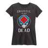Skull Grateful Im Not Dead Ladies Short Sleeve Classic Fit Tee
