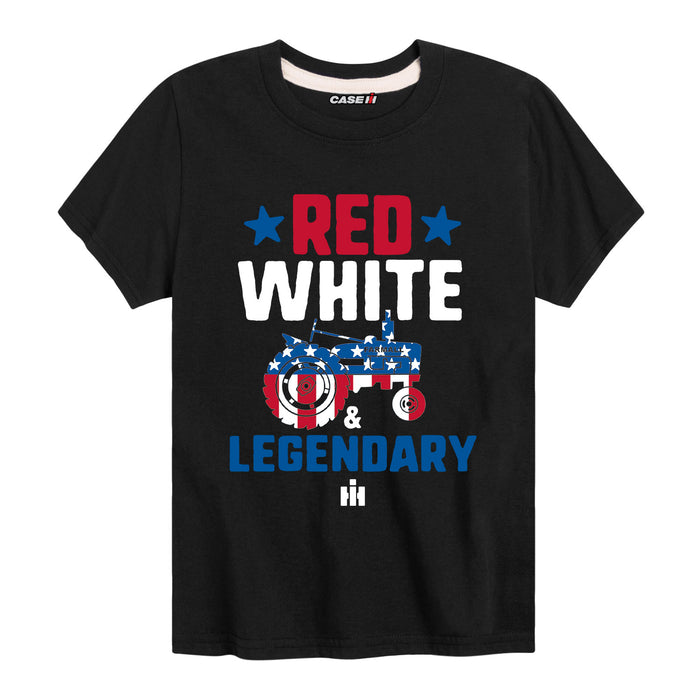 Red White And Legendary IHYouth Short Sleeve Tee