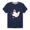 Patriotic Chicken IH Youth Short Sleeve Tee