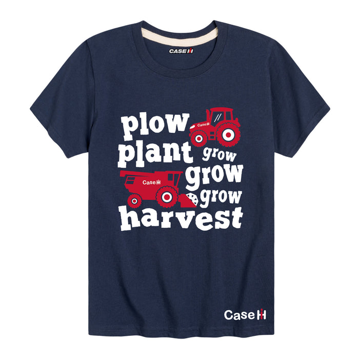 Plow Plant Grow Youth Short Sleeve Tee