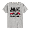 Easily Distracted By Tractors IH Kids Short Sleeve Tee
