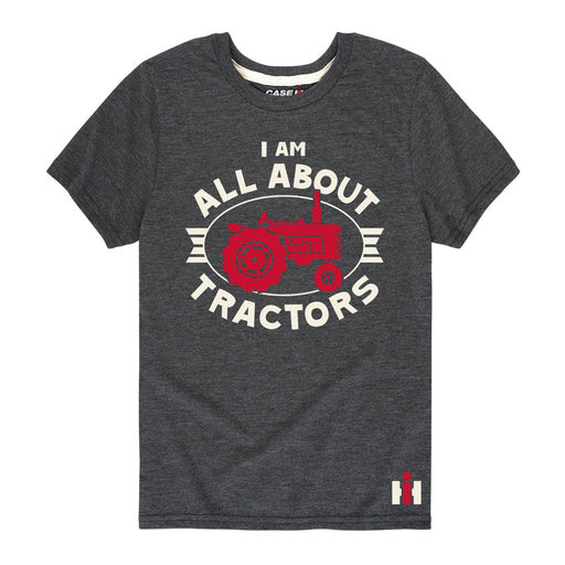 All About Red Tractors IH Kid's Short Sleeve T Shirt