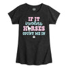 If It Involves Horses Count Me In IH Girl's Short Sleeve T-Shirt