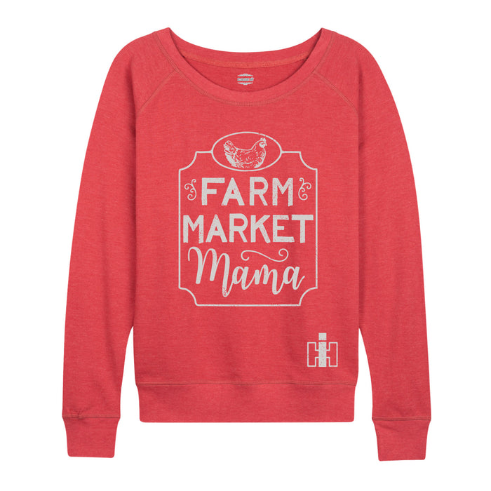 Farm Market Mama IH Womens French Terry Pullover