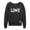 Love Chickens Womens French Terry Pullover