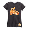 Tractor Floral Fill Womens T-Shirt